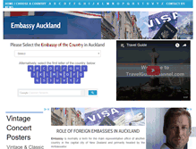 Tablet Screenshot of embassyauckland.com